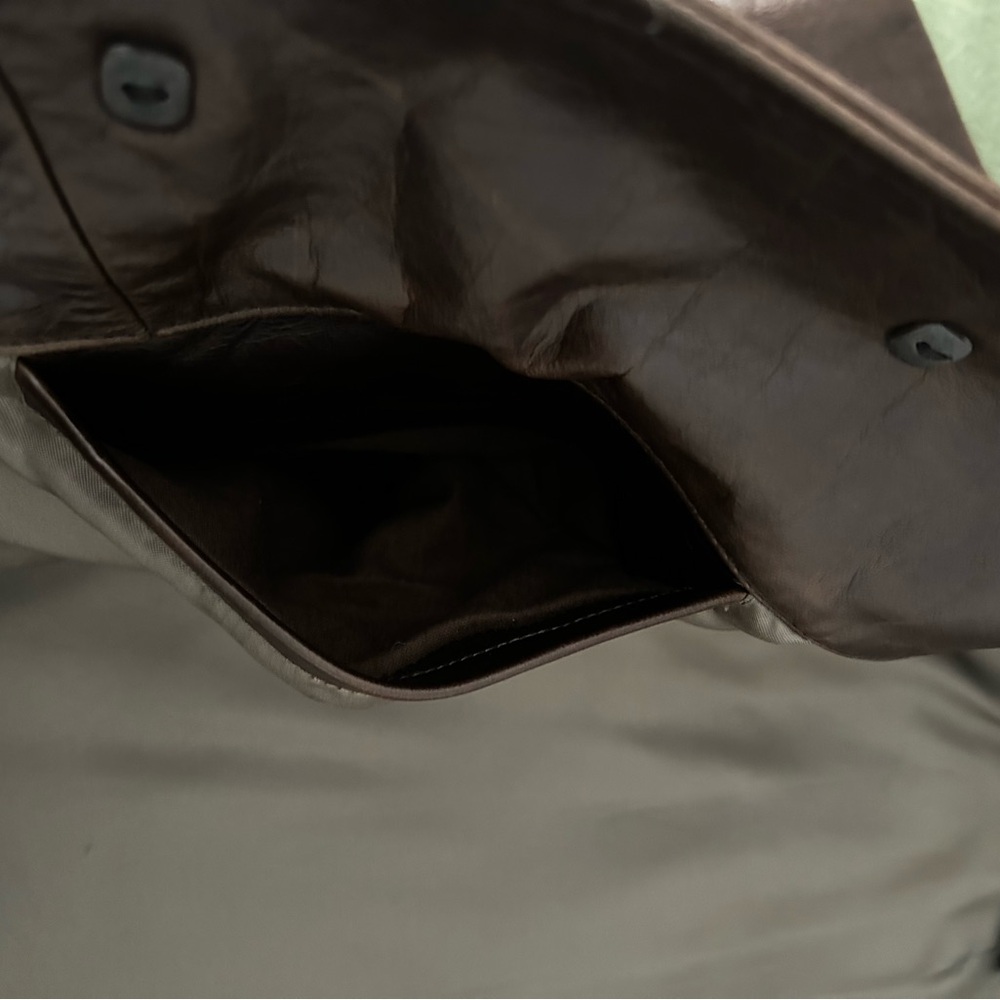 J. Crew Men's Brown Leather Jacket - Picture 7 of 11